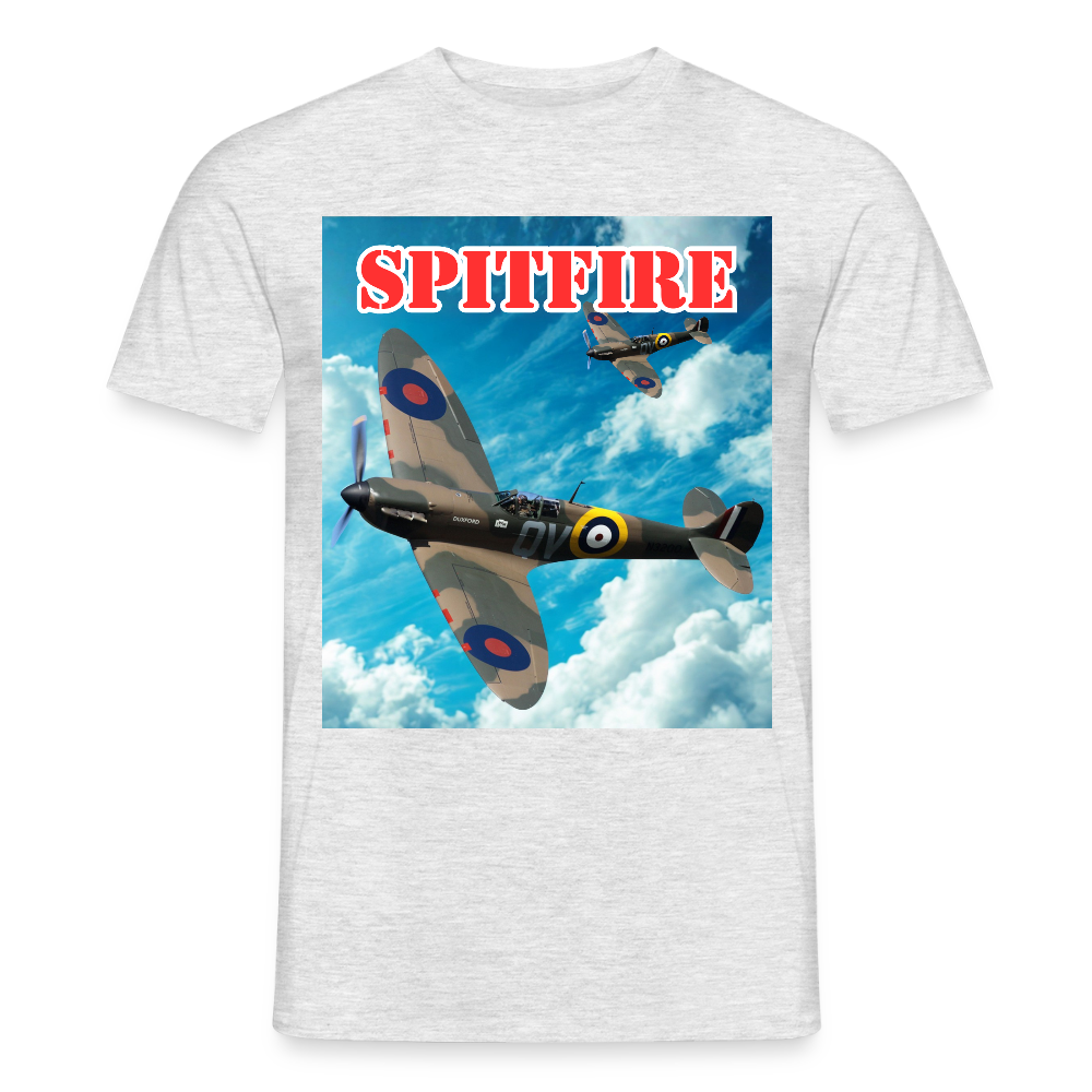 T-shirt Spitfire - gråmelerad