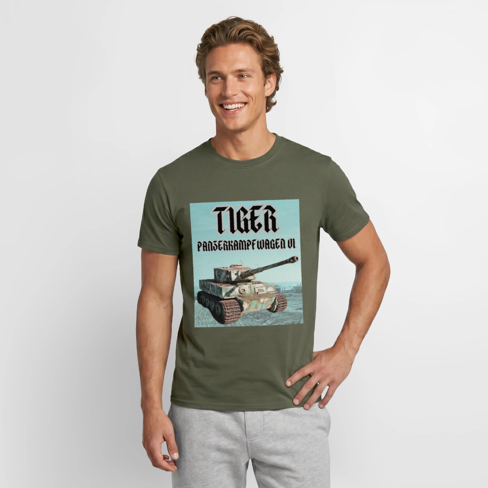 T-shirt Tiger Panzerkampfwagen VI - Militärgrön