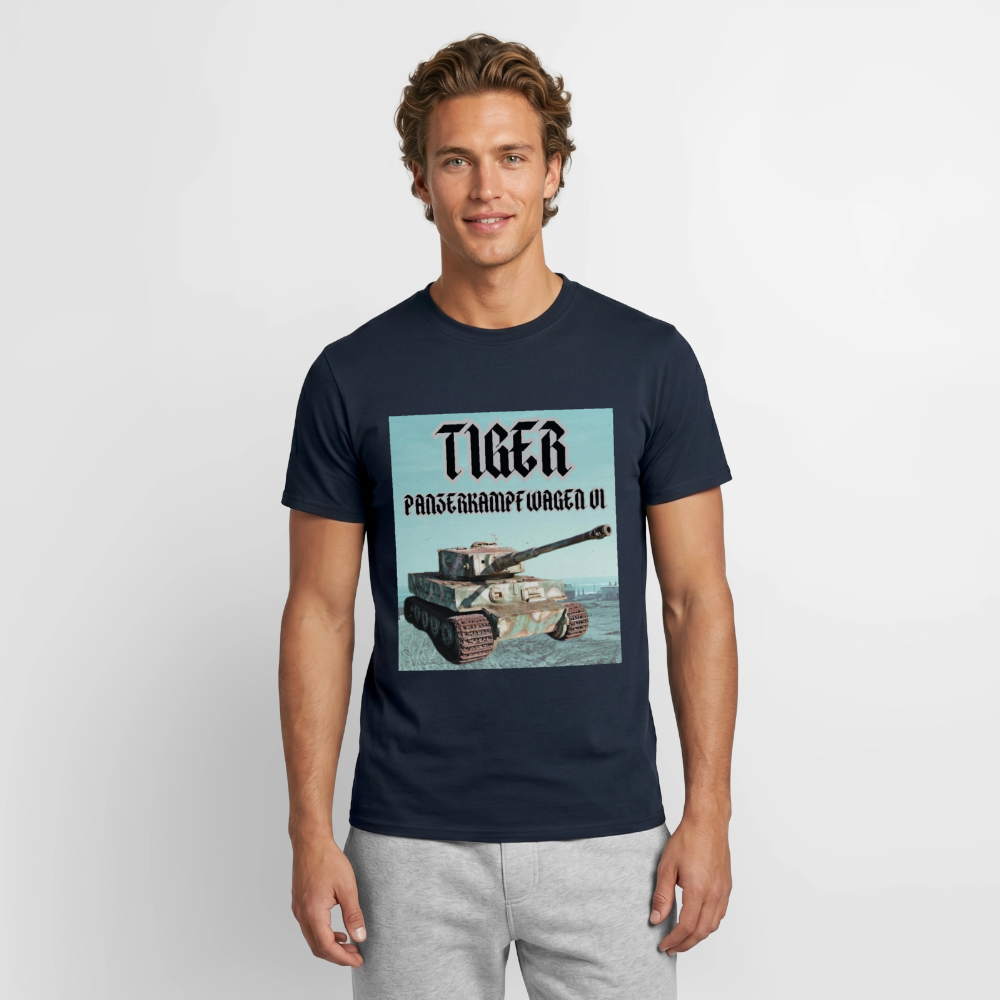 T-shirt Tiger Panzerkampfwagen VI - marinblå