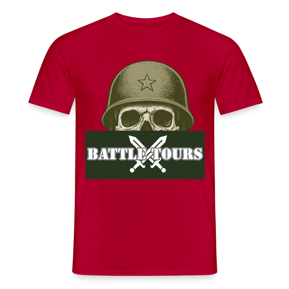 T-shirt Battle Tours - röd
