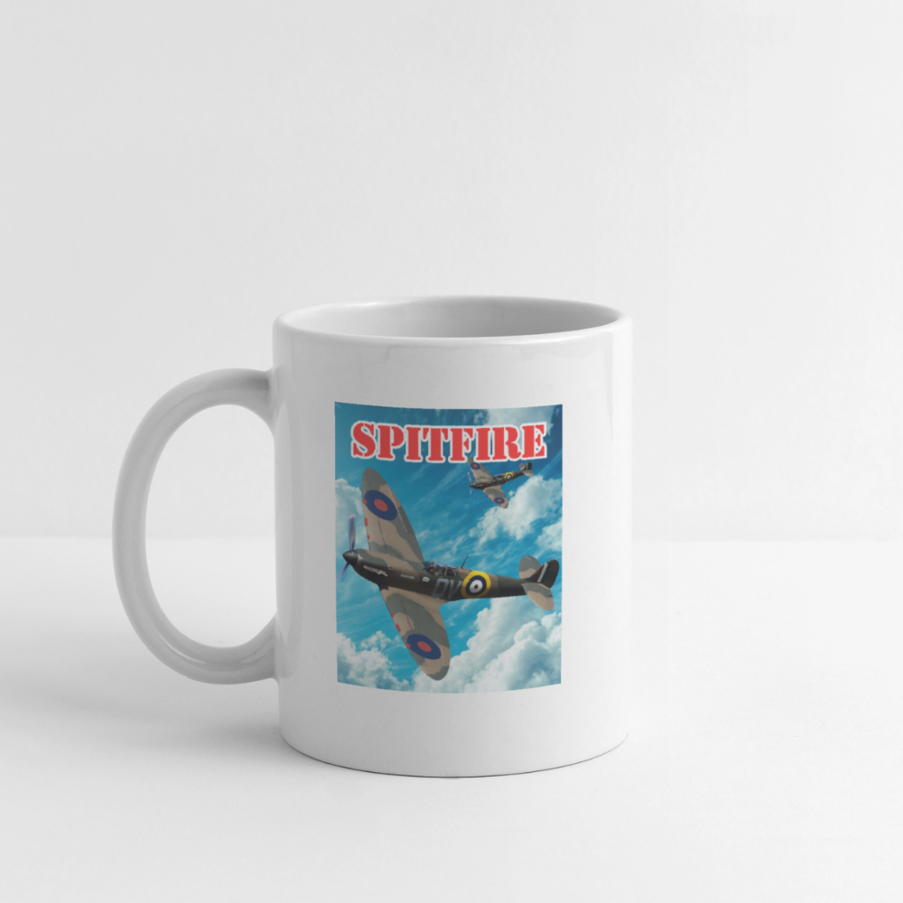Mugg Spitfire Vit - vit