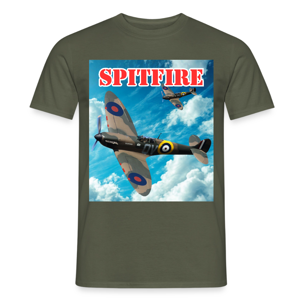 T-shirt Spitfire - Militärgrön