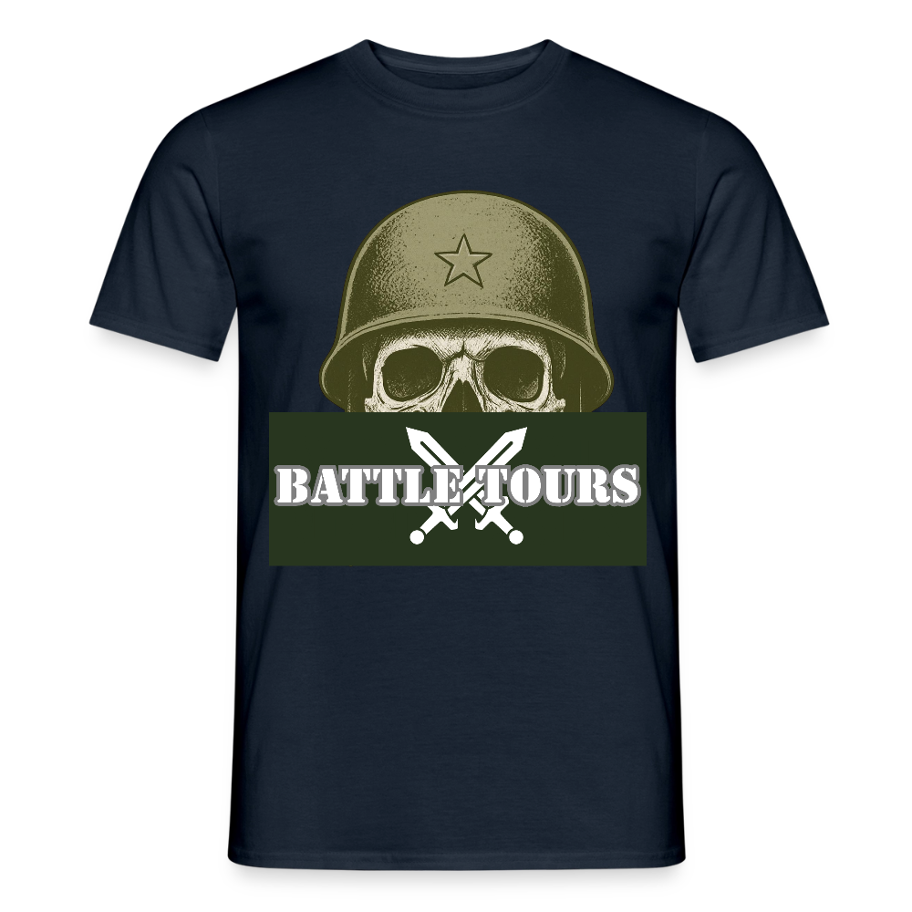 T-shirt Battle Tours - marinblå
