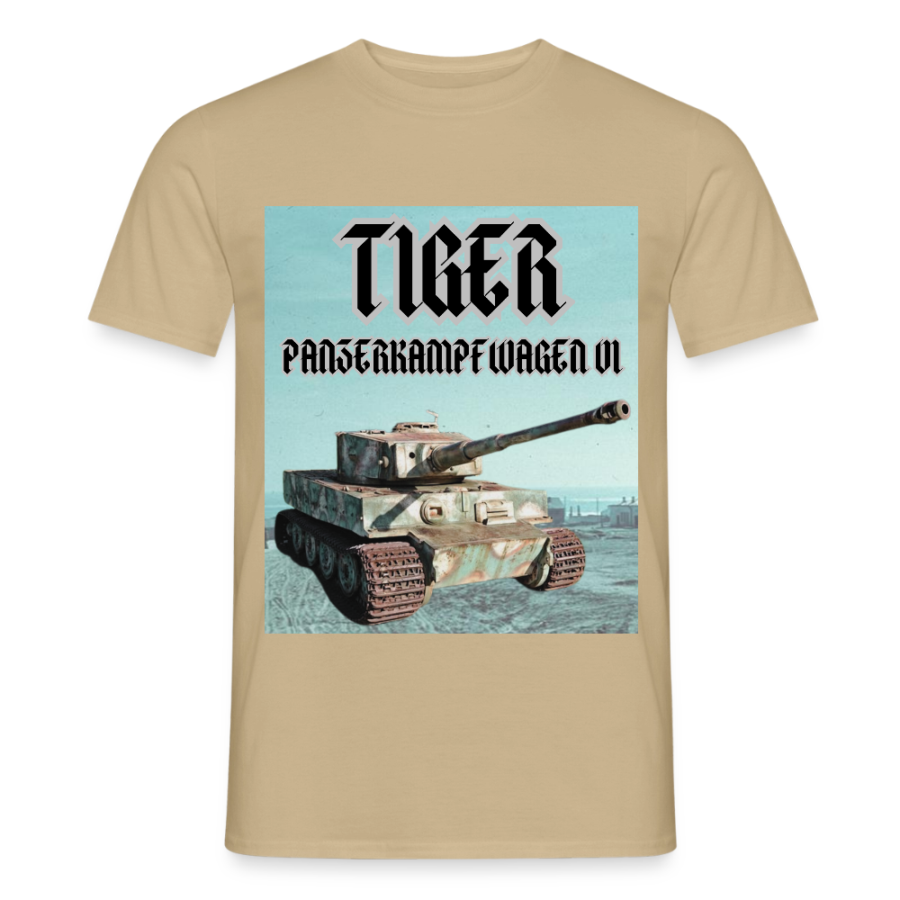 T-shirt Tiger Panzerkampfwagen VI - sandbeige