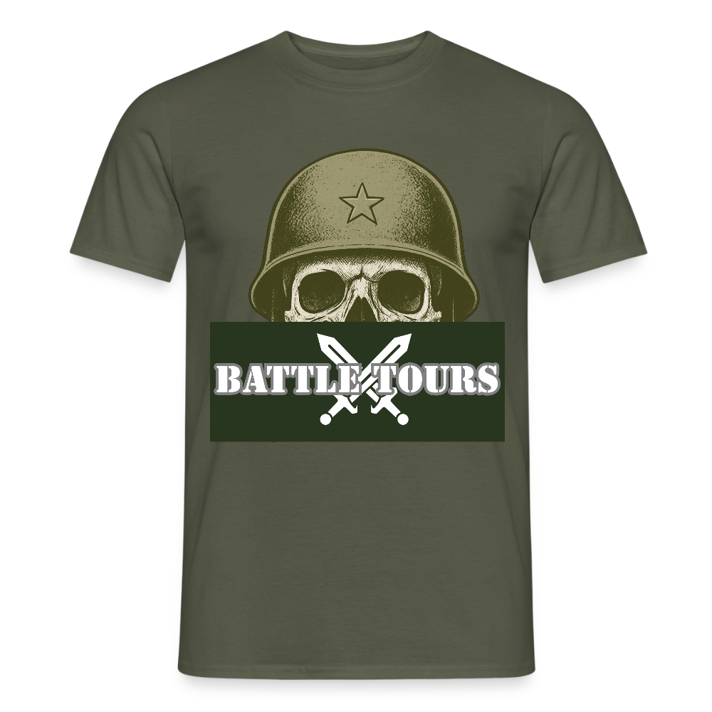 T-shirt Battle Tours - Militärgrön