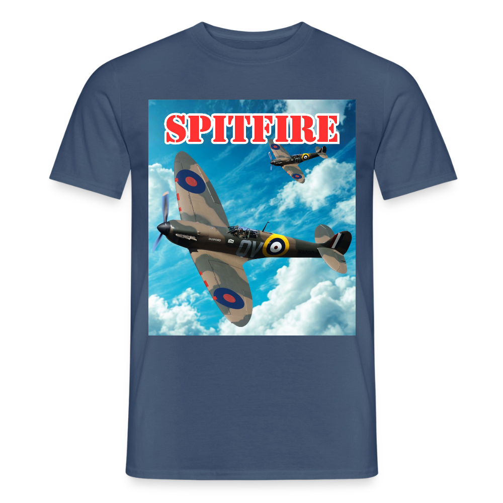 T-shirt Spitfire - mörk denimblå
