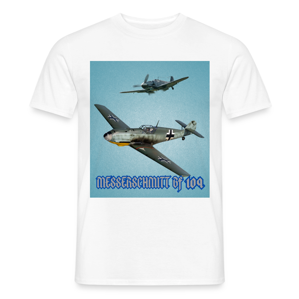 T-shirt Messerchmitt Bf 109 - vit
