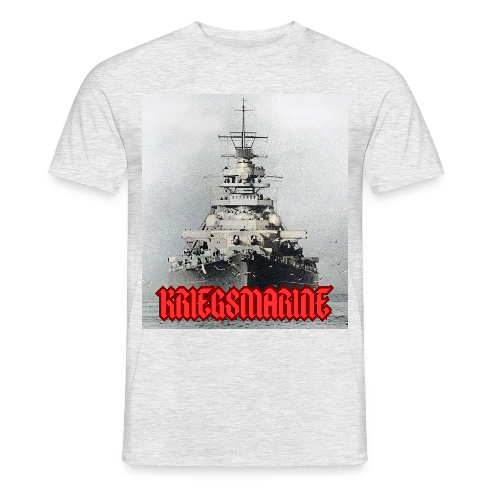 T-shirt Kriegsmarine - gråmelerad