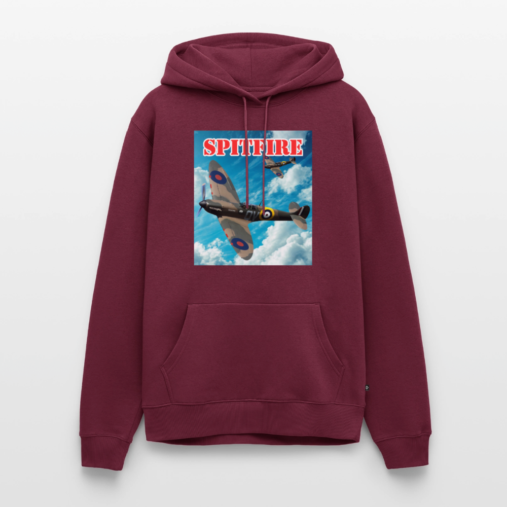 Luvtröja Spitfire - vinröd 