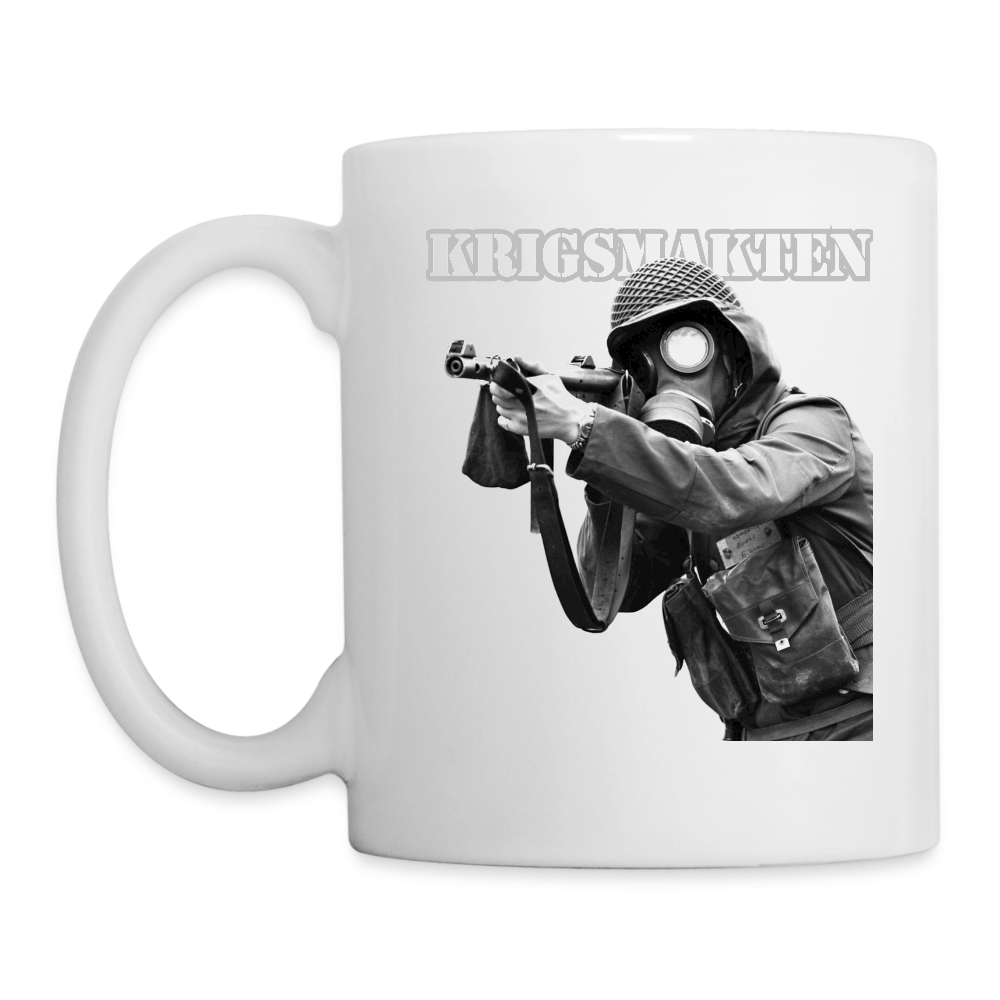 Mugg K-pist Vit - vit