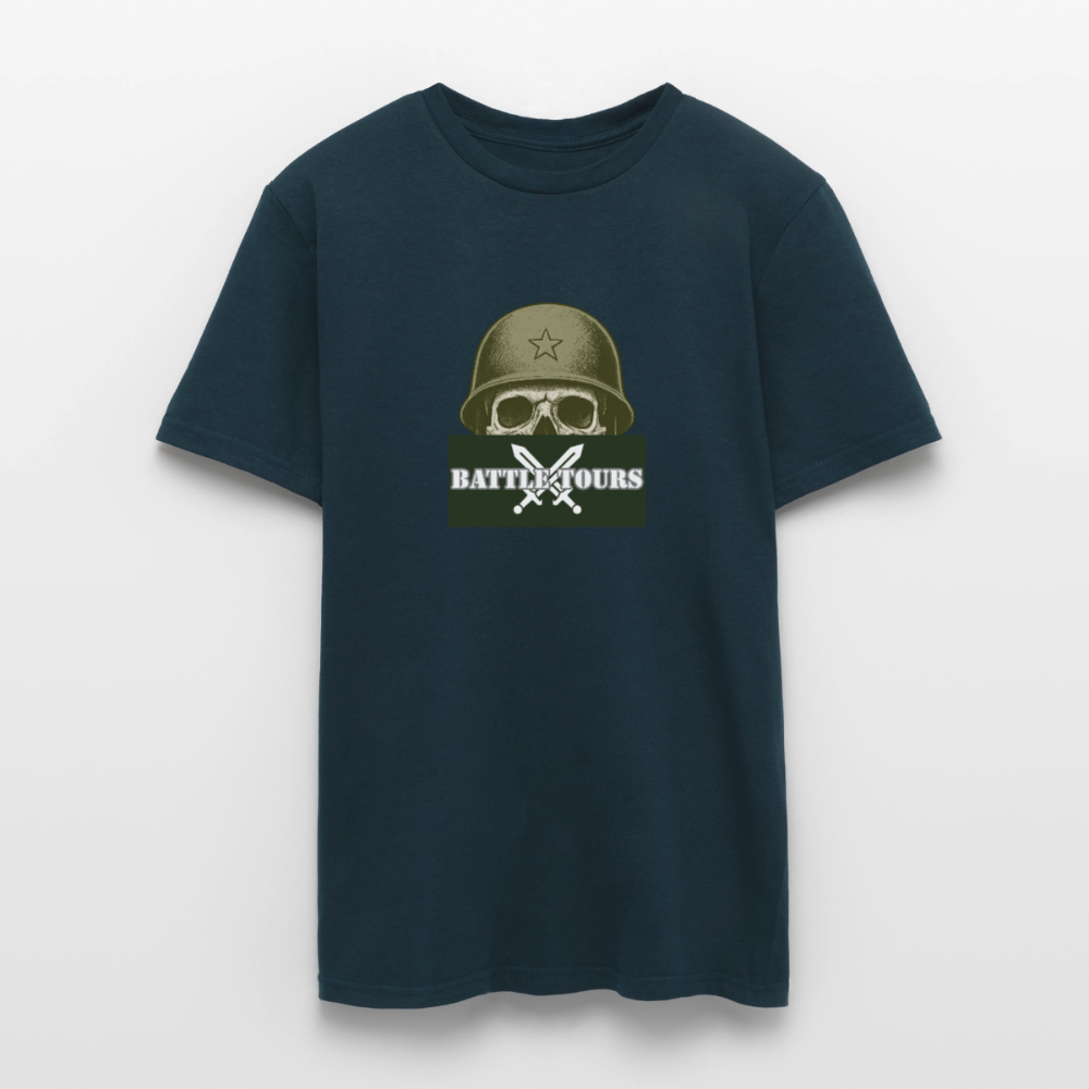T-shirt Battle Tours - marinblå