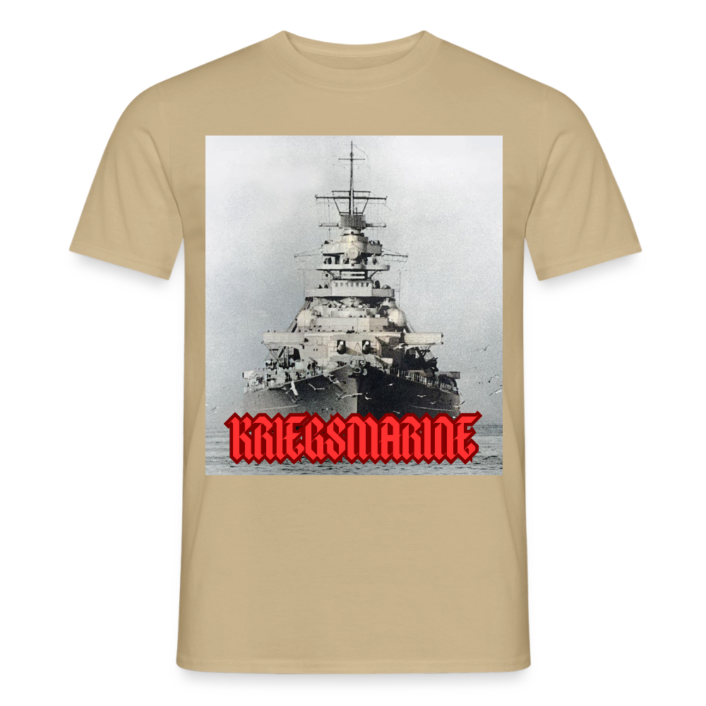 T-shirt Kriegsmarine - sandbeige