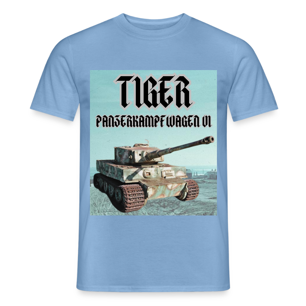 T-shirt Tiger Panzerkampfwagen VI - carolina blue