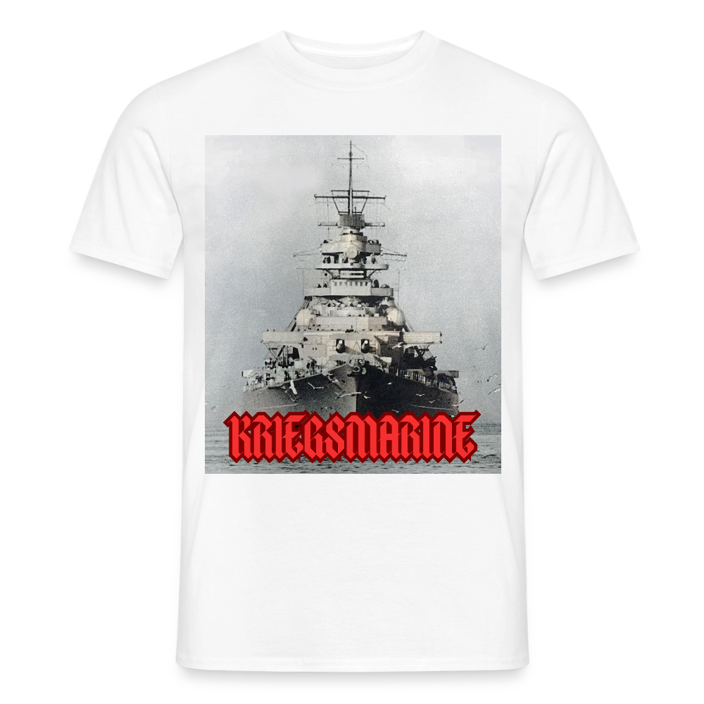 T-shirt Kriegsmarine - vit