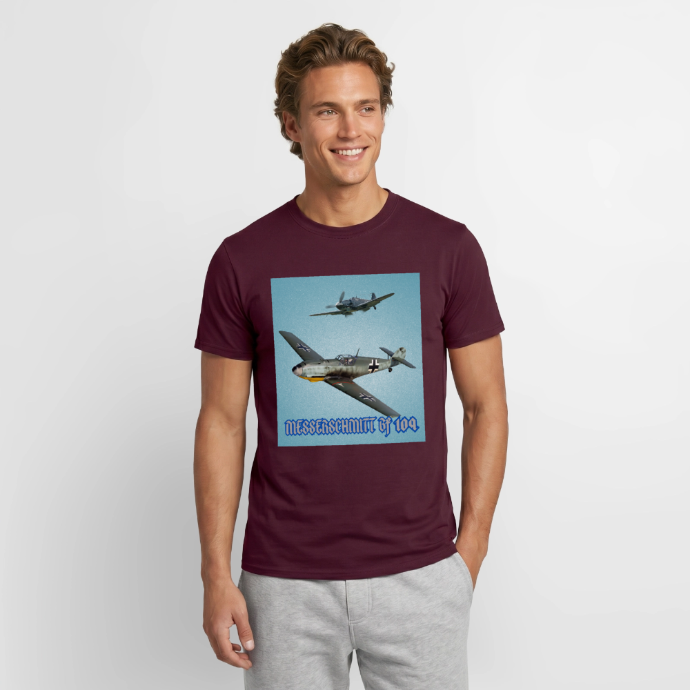 T-shirt Messerchmitt Bf 109 - tegelröd