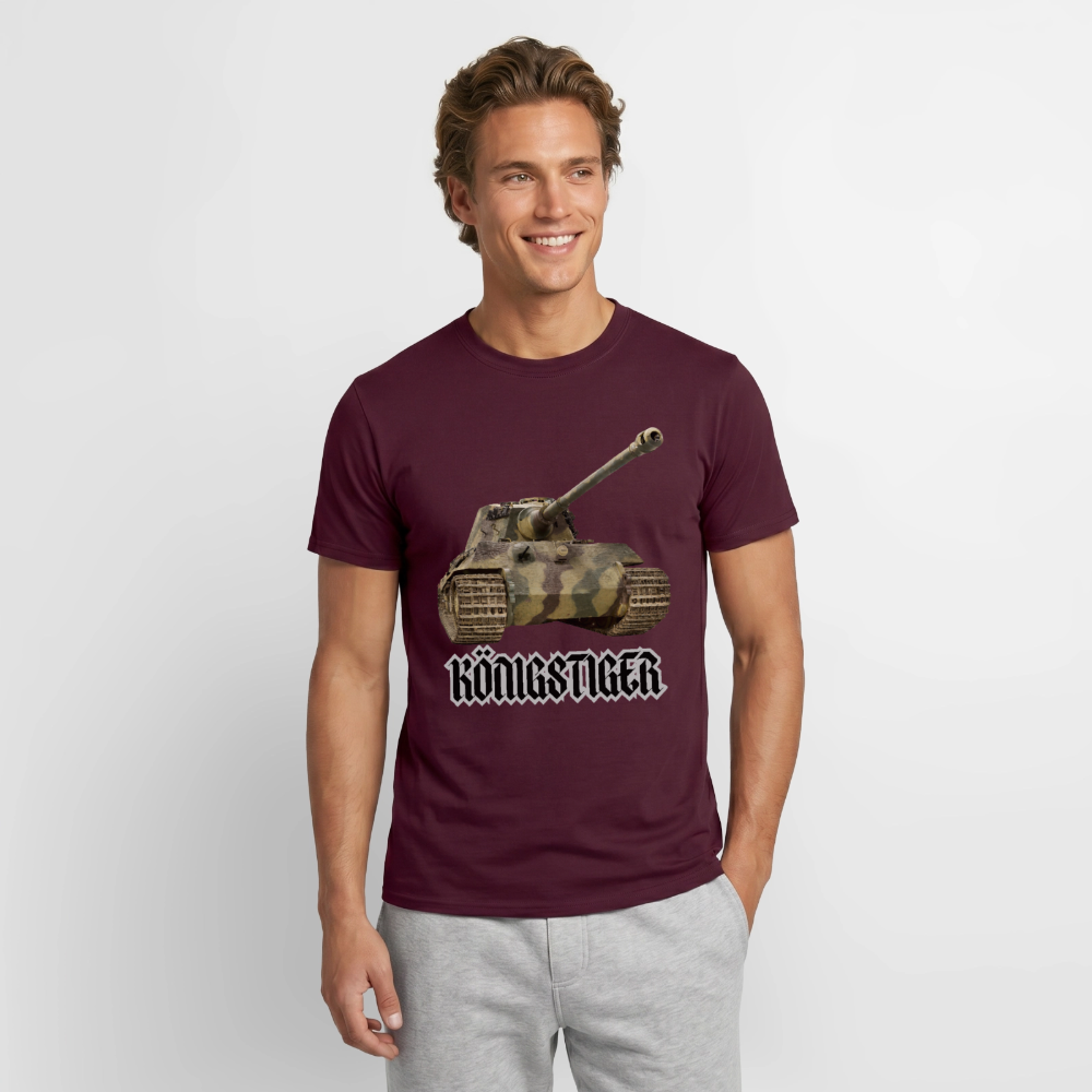 T-shirt Königstiger - tegelröd