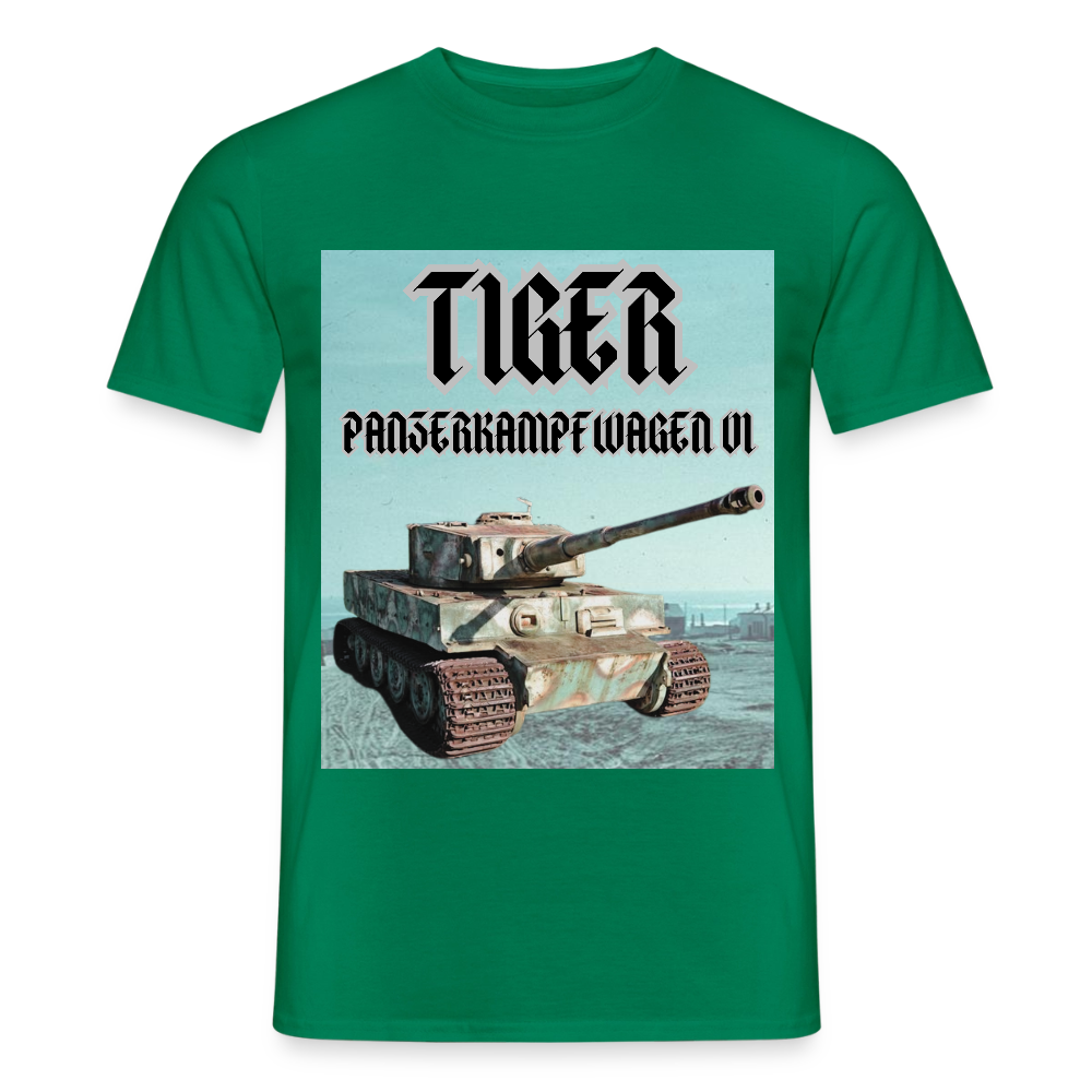 T-shirt Tiger Panzerkampfwagen VI - kellygrön