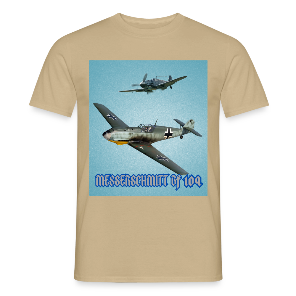 T-shirt Messerchmitt Bf 109 - sandbeige