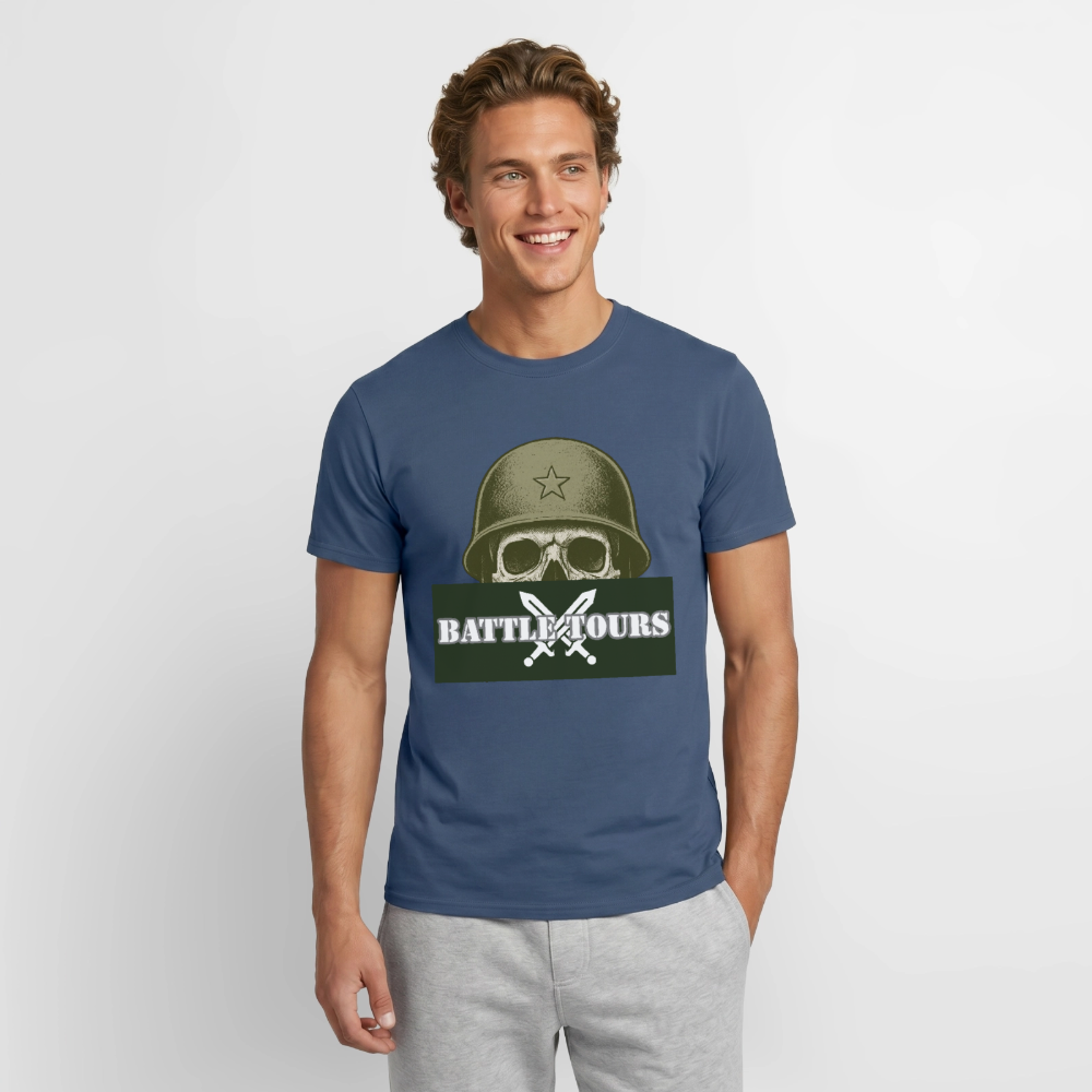 T-shirt Battle Tours - mörk denimblå