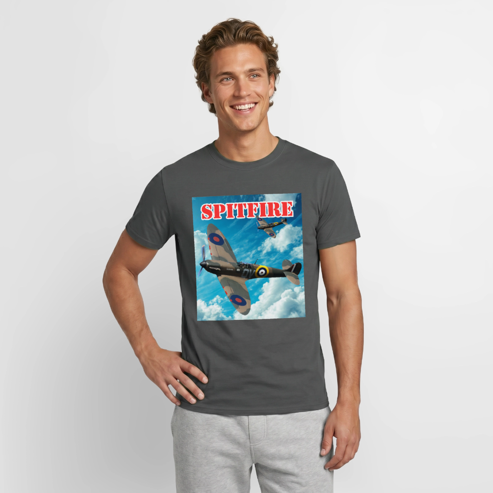 T-shirt Spitfire - kolgrå