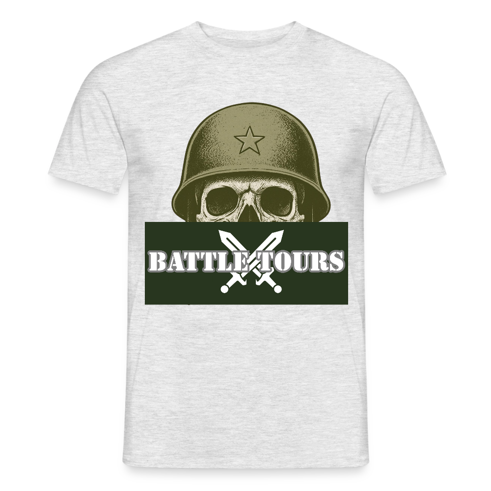 T-shirt Battle Tours - gråmelerad