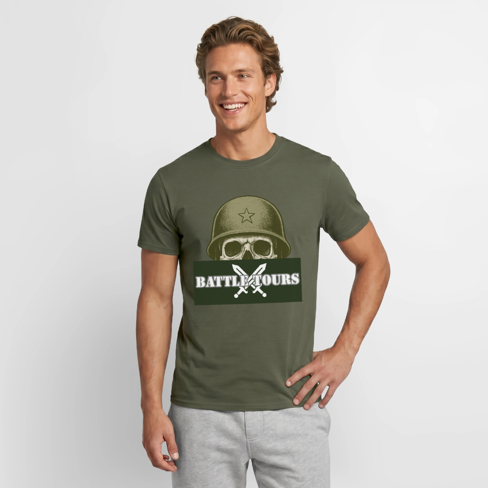 T-shirt Battle Tours - Militärgrön