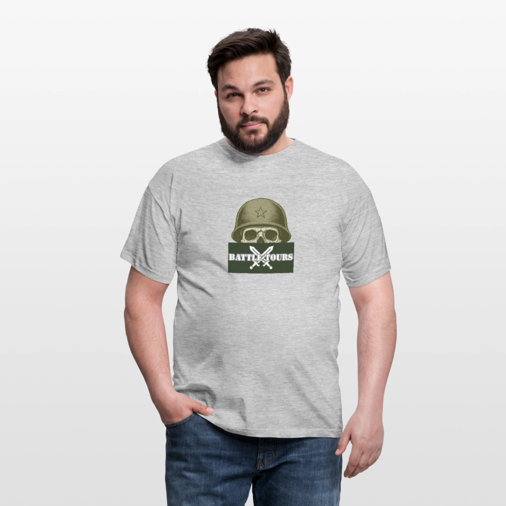 T-shirt Battle Tours - gråmelerad