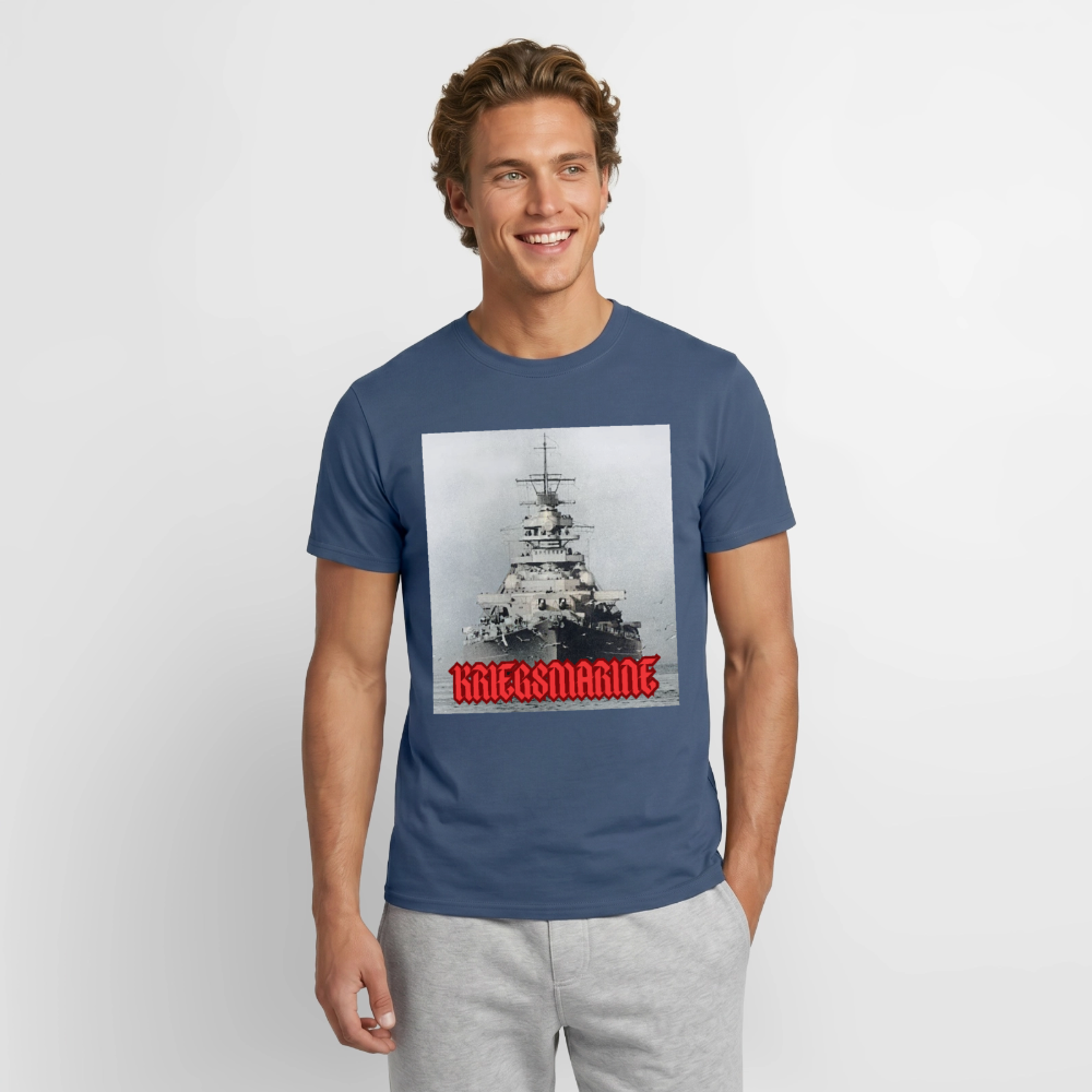 T-shirt Kriegsmarine - mörk denimblå
