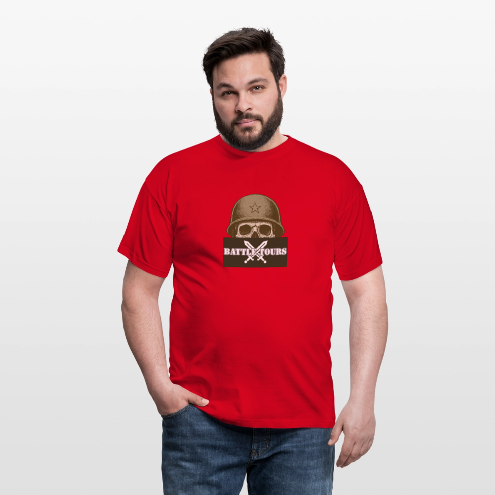 T-shirt Battle Tours - röd