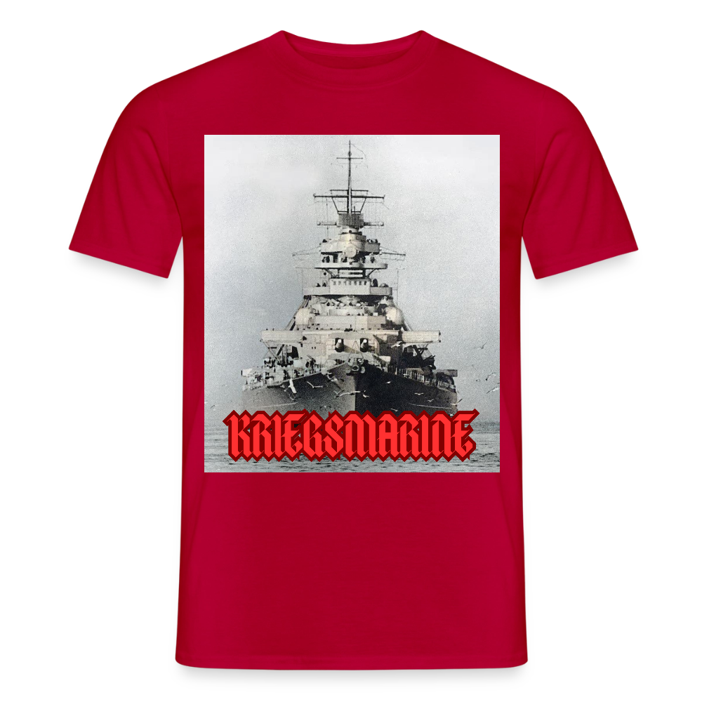 T-shirt Kriegsmarine - röd