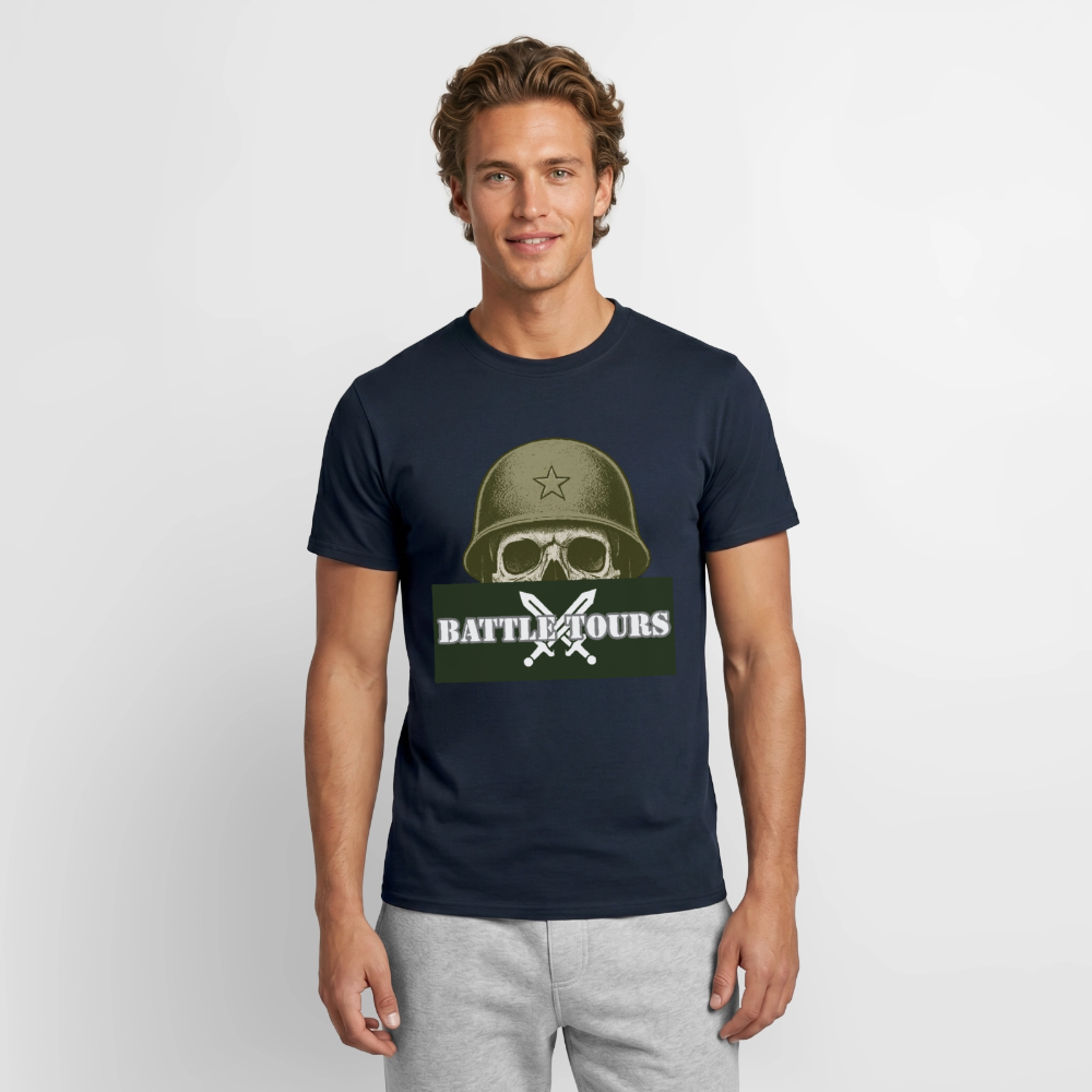 T-shirt Battle Tours - marinblå