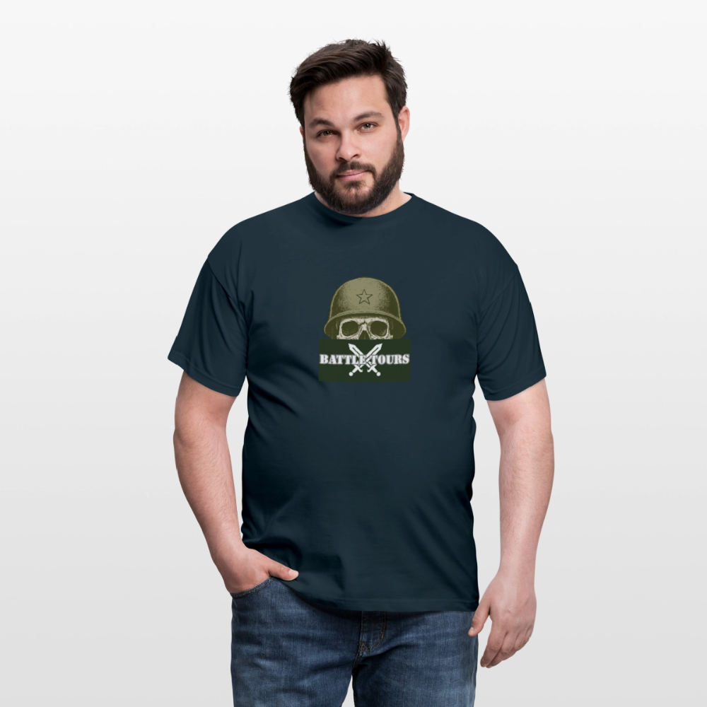 T-shirt Battle Tours - marinblå