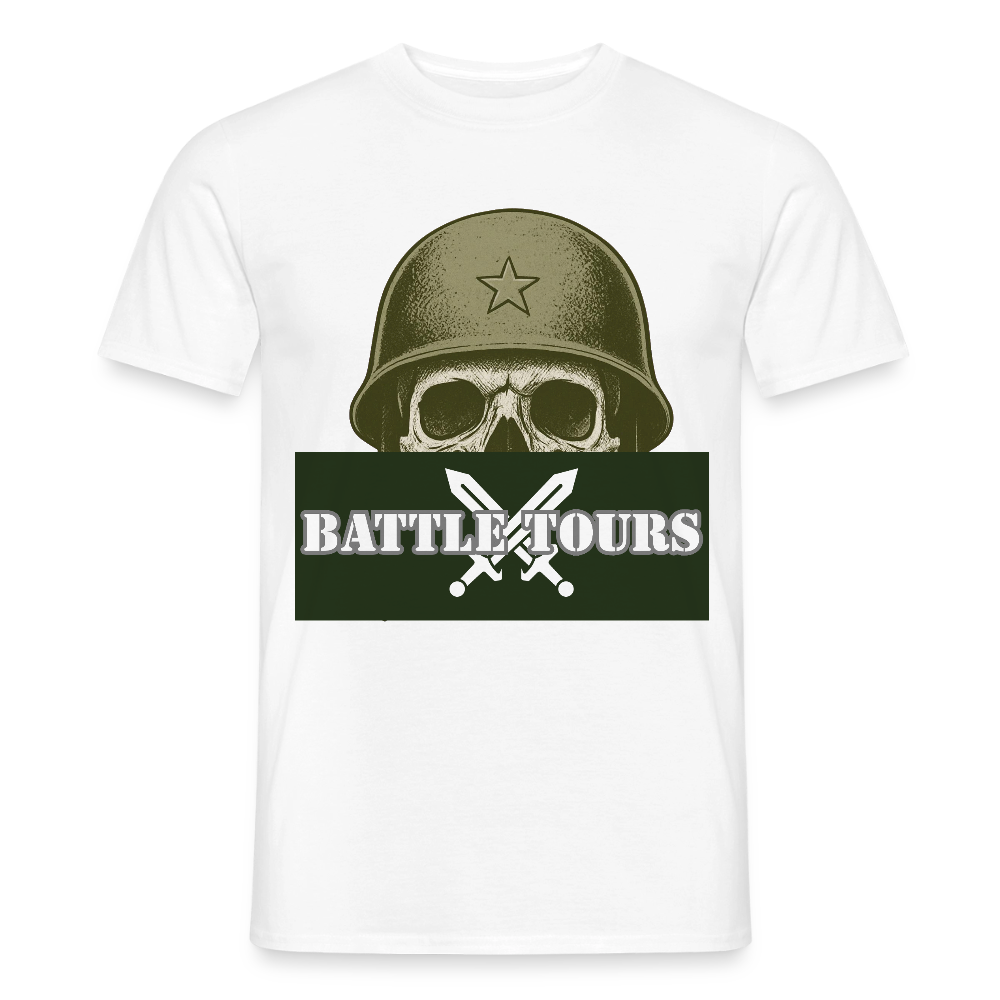 T-shirt Battle Tours - vit