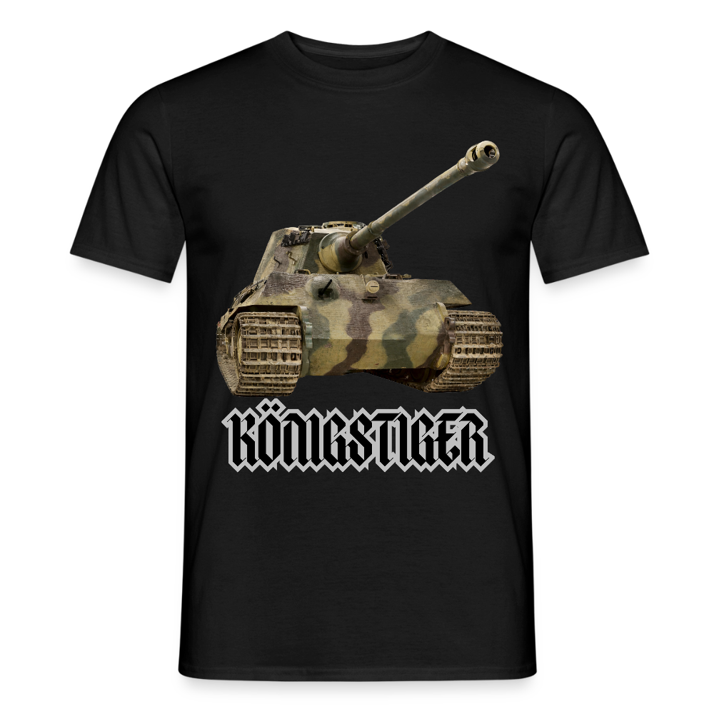 T-shirt Königstiger - svart