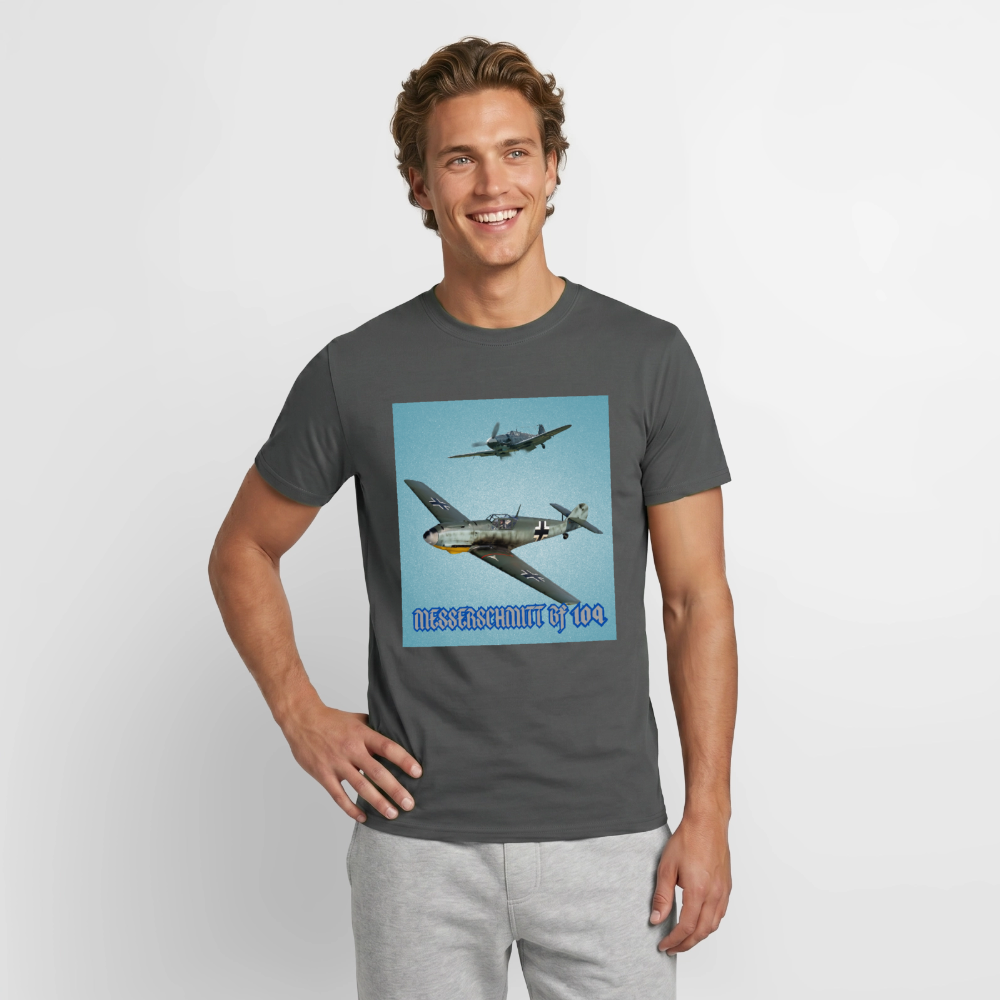 T-shirt Messerchmitt Bf 109 - kolgrå
