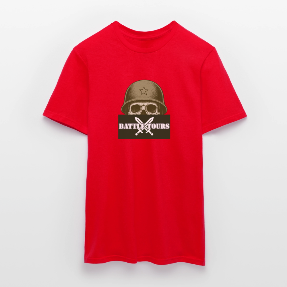 T-shirt Battle Tours - röd