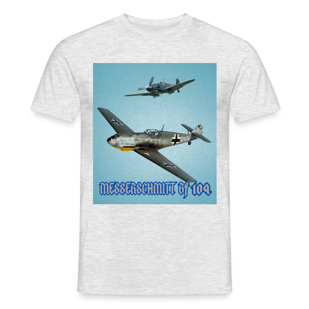 T-shirt Messerchmitt Bf 109 - gråmelerad