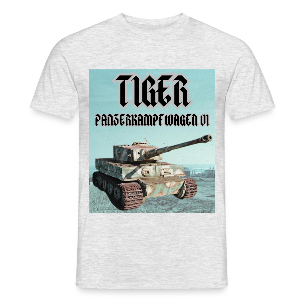 T-shirt Tiger Panzerkampfwagen VI - gråmelerad