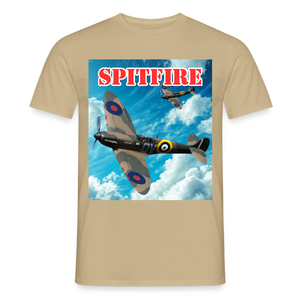 T-shirt Spitfire - sandbeige