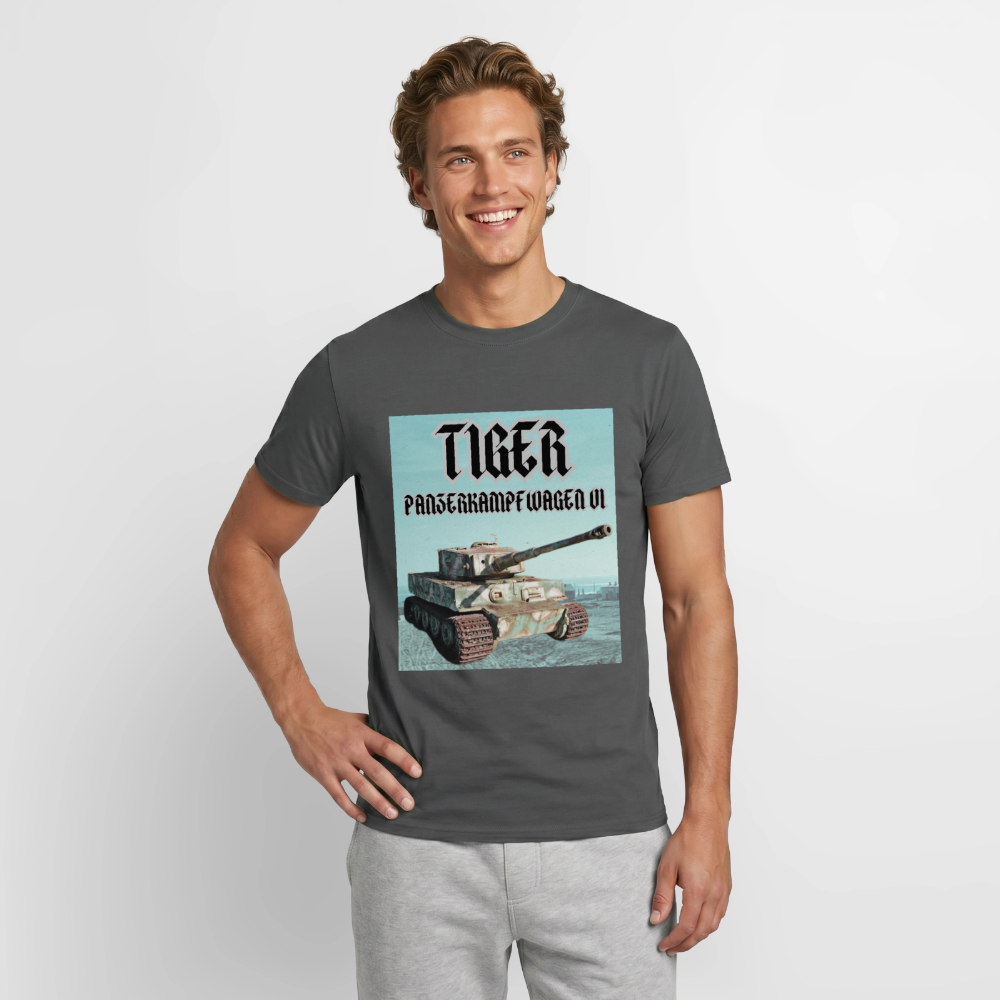 T-shirt Tiger Panzerkampfwagen VI - kolgrå