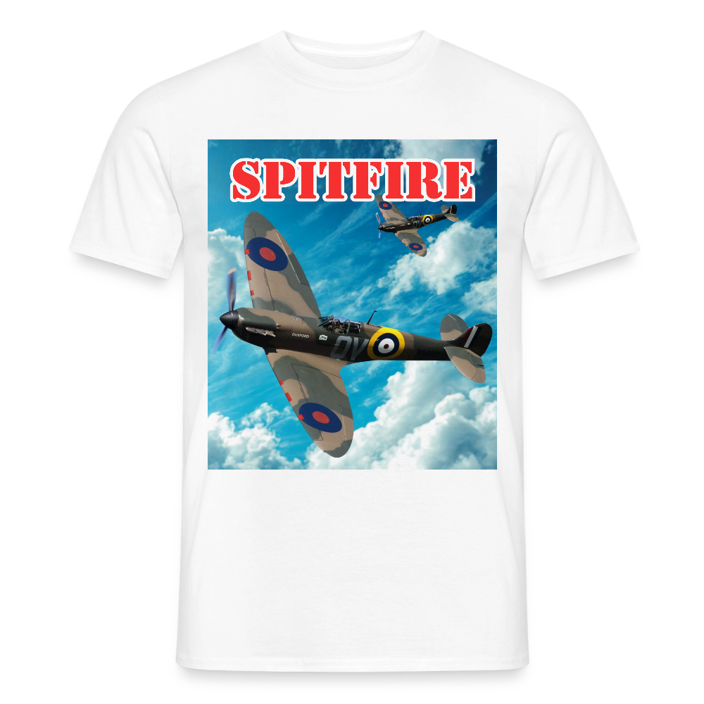T-shirt Spitfire - vit
