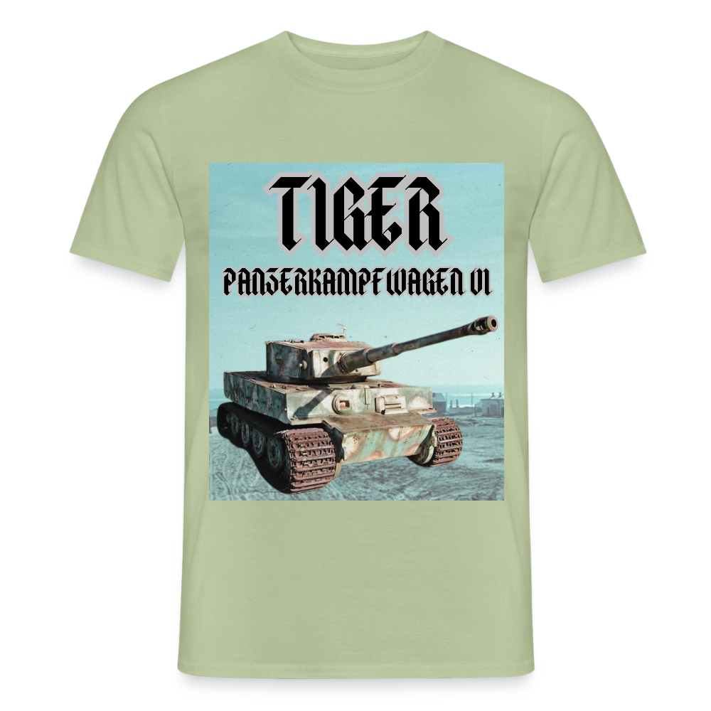 T-shirt Tiger Panzerkampfwagen VI - salviagrön