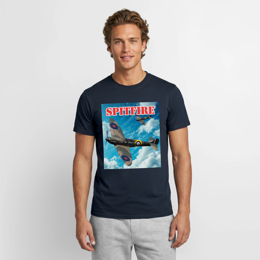 T-shirt Spitfire - marinblå