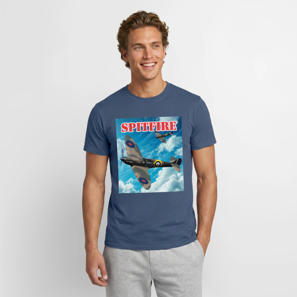 T-shirt Spitfire - mörk denimblå