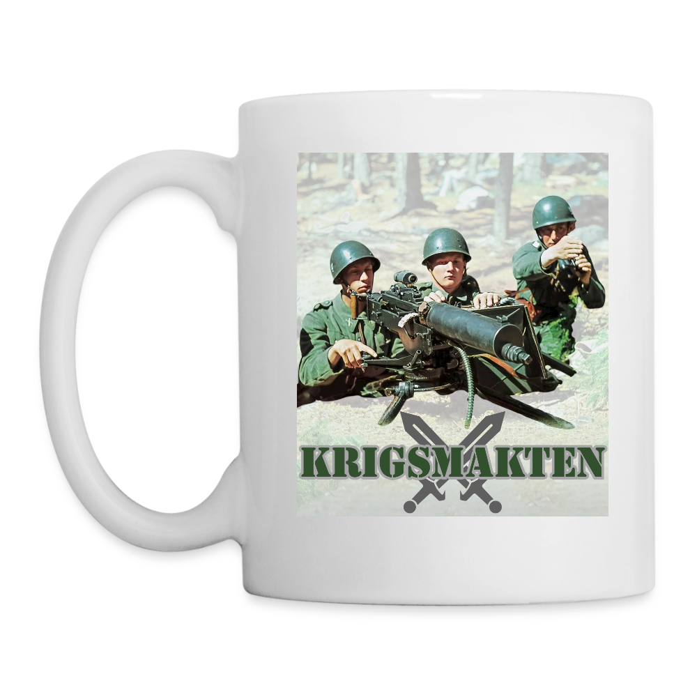 Mugg Beredskapstiden Vit - vit