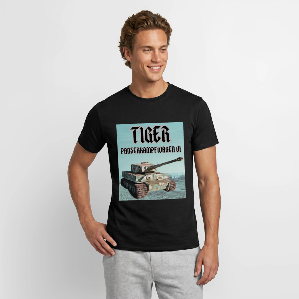 T-shirt Tiger Panzerkampfwagen VI - svart