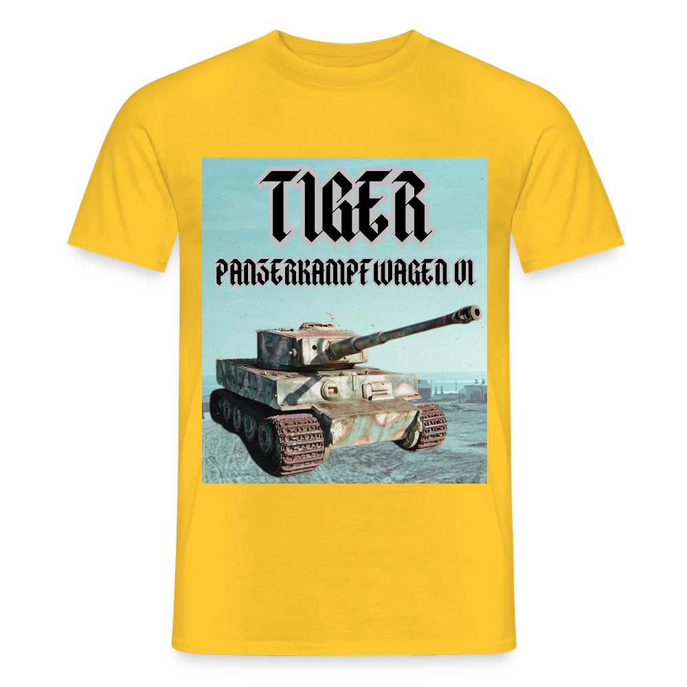 T-shirt Tiger Panzerkampfwagen VI - gul