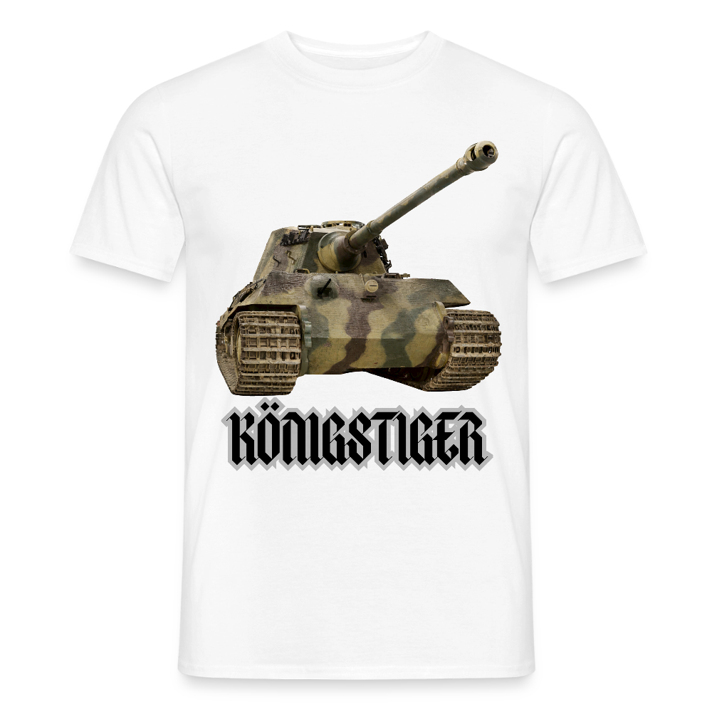 T-shirt Königstiger - vit