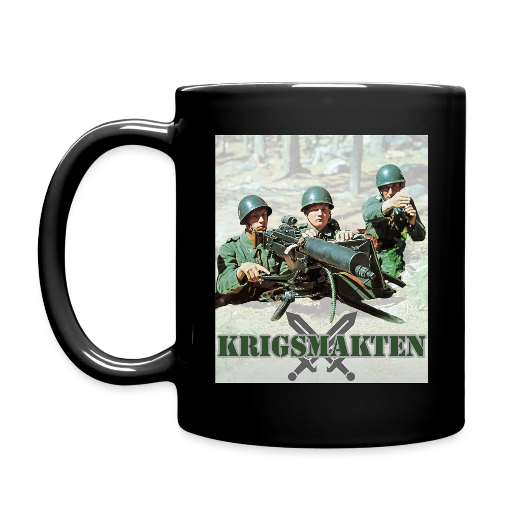 Mugg Beredskapstiden Svart - svart