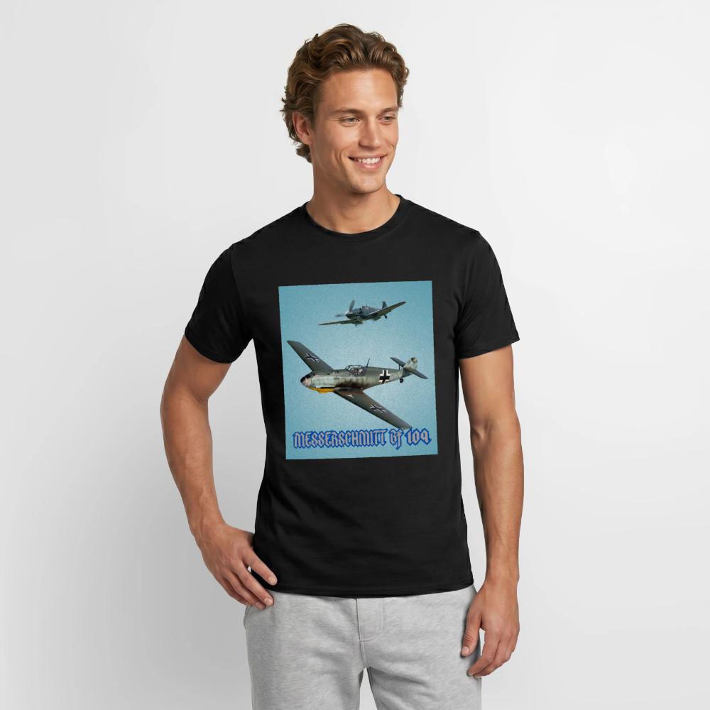 T-shirt Messerchmitt Bf 109 - svart